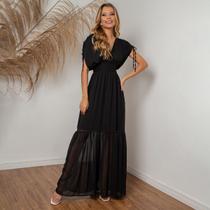 Vestido susie longo chiffon feminino