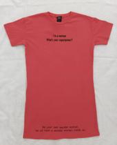 Vestido T-shirt coral tamanho 14 Kely&Kety