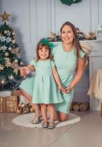 Vestido Tal Mãe Tal Filha Verde Menta