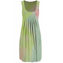 Vestido TECLO CELLO MANEVELORTE TIE DYE BEACH Swing para mulher