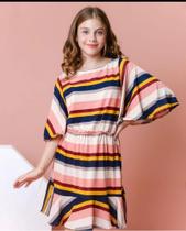 vestido teen listrado vestido teen listrado