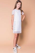 Vestido Teen Regata Sobreposição Vic Vicky 49195