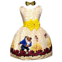 Vestido Temático A Bela E A Fera