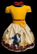Vestido Temático A Bela E Fera