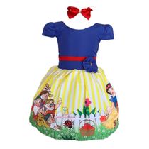 Vestido Temático Branca De Neve