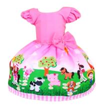 Vestido Temático Fazendinha Pérola Vestido Temático Fazendinha Pérola