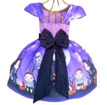 Vestido Temático Festa Wandinha Addams