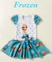 Vestido Temático Frozen GG