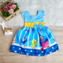 Vestido temático galinha pintadinha - COISA DE PRINCESA