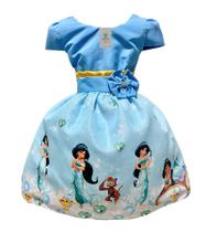 Vestido Temático Jasmine A Tam.G (6-7 Anos) Vestido Temático Jasmine A Tam.G (6-7 Anos)