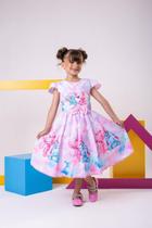 Vestido Tematico Luxo Stitch e Angel Modelo 2 Vestido Tematico Luxo Stitch e Angel Modelo 2