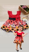 Vestido Temático Minnie Infantil Menina