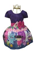Vestido Temático Monstros S.A.