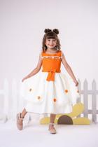 Vestido Tematicos Kids Moana Modelo 3 Aniversário Luxo