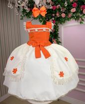 Vestido Tematicos Kids Moana Modelo 3 Vestido Tematicos Kids Moana Modelo 3