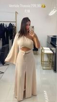 Vestido Thassia - Elegância em Nude