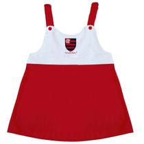 Vestido Torcida Baby Infantil com Alça do Flamengo - 203A