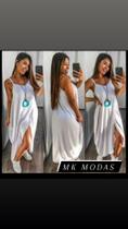 Vestido transpasado sem bolço