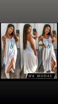 Vestido transpasado sem bolço - MK MODAS