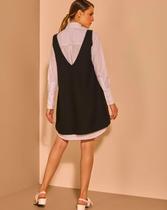Vestido Trapézio Decote V