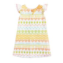 Vestido Trapézio Té - Ponto de amor Vestido Trapézio Té - Ponto de amor