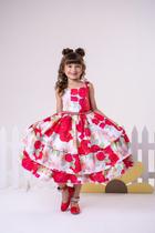 Vestido Tres Marias Floral Vermelho Maria Giovanella Vestido Tres Marias Floral Vermelho Maria Giovanella