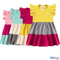 Vestido Três Marias Infantil do P ao 16 Menina Roupa infantil, bebê e juvenil