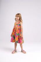 Vestido tricoline patchwork bf13703