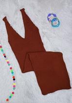 Vestido Tricot Modal Regata / Vestido de Alça / Vestido Tubinho Trico / Moda Blogueira Tendência