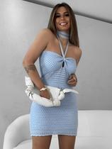 Vestido Tricot Modal Verão Furinhos