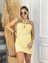 Vestido Tricot Modal Verão Furinhos