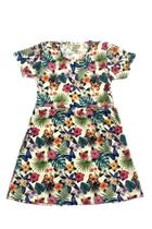 Vestido Tropical Fundo Off -Maydu Kids Vestido Tropical Fundo Off -Maydu Kids