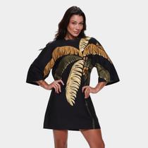 Vestido Tshirt Farm Big Itacare Coqueiro Feminino Vestido Tshirt Farm Big Itacare Coqueiro Feminino