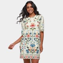 Vestido Tshirt Farm Jardim Beleza Vestido Tshirt Farm Jardim Beleza
