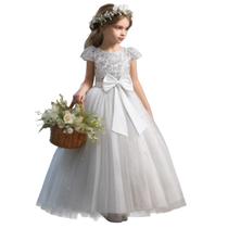 Vestido TTYAOVO Girl Flower Wedding Princess Lace Gown Tamanho 120 Vestido TTYAOVO Girl Flower Wedding Princess Lace Gown Tamanho 120