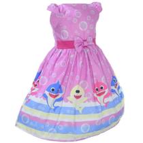 Vestido Tubarão Bebê Rosa Vestido Tubarão Bebê Rosa