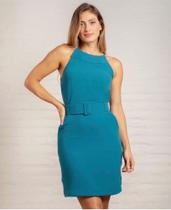 Vestido tubinho com cinto 38 Vestido tubinho com cinto 38