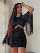 Vestido Tubinho Decote Gota Vestido Tubinho Decote Gota