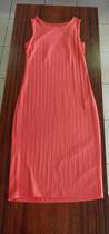 Vestido tubinho malha canelado