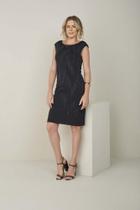 Vestido tubinho preto com brilho Miravest - Mgr Boutique