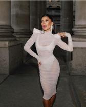 Vestido tulé 3 peças splash