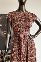 Vestido Tule de Malha Cristal Feminino Lamour