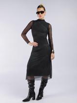 Vestido Tule Midi Autentique Feminino VERDE