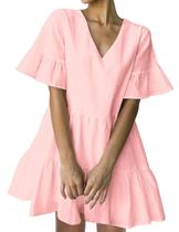 Vestido túnica FANCYINN Summer Vacation para mulheres rosa tamanho M