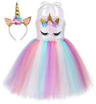 Vestido Tutu Dreams Unicorn Sequin para meninas de 7 a 8 anos