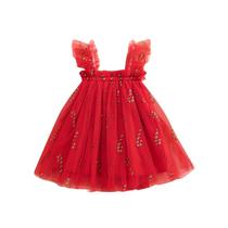 Vestido tutu Kavousa, roupa de Natal para meninas de 2 a 3 anos Vestido tutu Kavousa, roupa de Natal para meninas de 2 a 3 anos