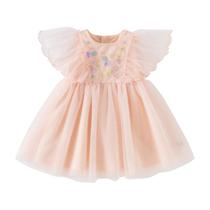 Vestido tutu para menina DAVE & BELLA com babados floral