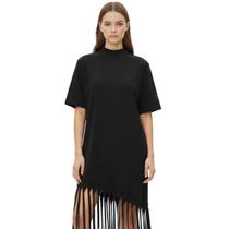 Vestido Txc Western Malha Preto Franja Country Feminino News