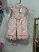 Vestido unicórnio feminino tamanho P veste 2 anos Vestido unicórnio feminino tamanho P veste 2 anos