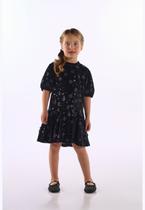 Vestido Veludo Bordado Forro Up Baby Vestido Veludo Bordado Forro Up Baby